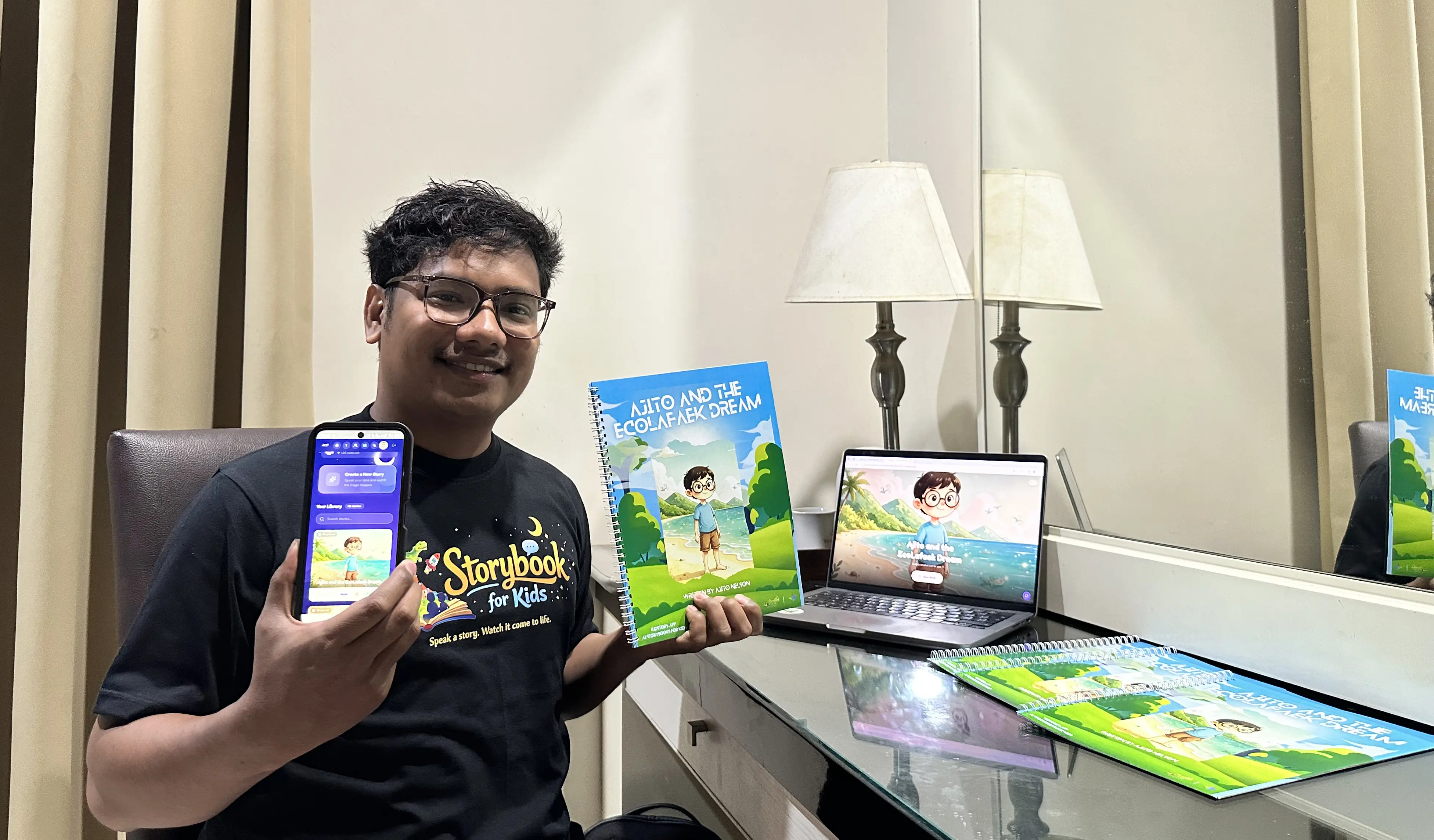 Printed KidStory book example